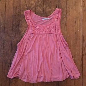 Urban outfitters Pink flowy soft tank top